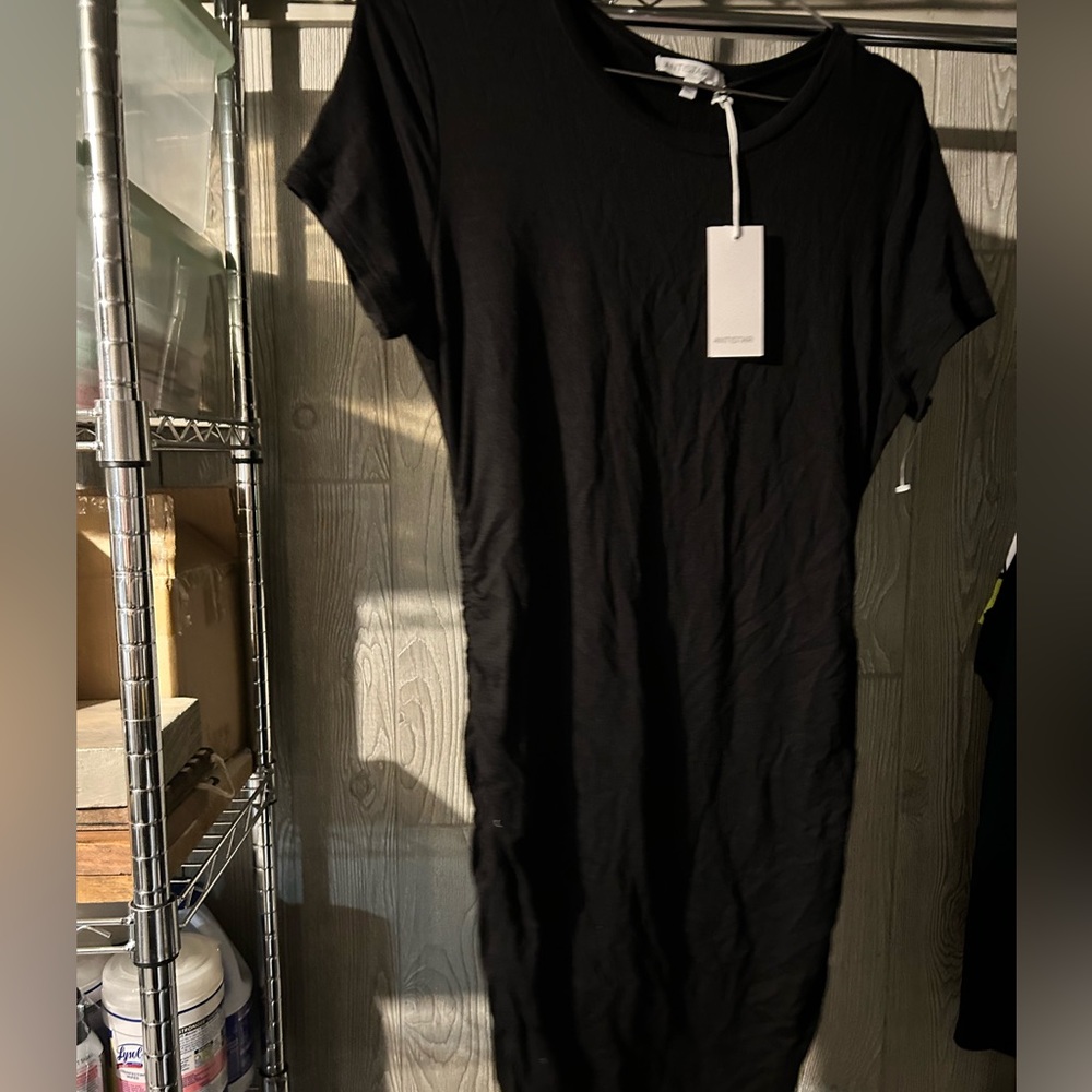 NWT double layered ruched dress